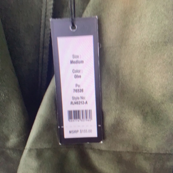 Romeo and Juliet Couture Suede Moto Jacket - Picture 5 of 5